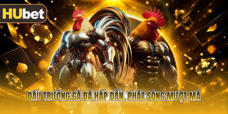 Đấu trường gà đá hấp dẫn, phát sóng mượt mà